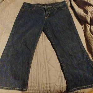 New York & company dark blue Capri pants size 14